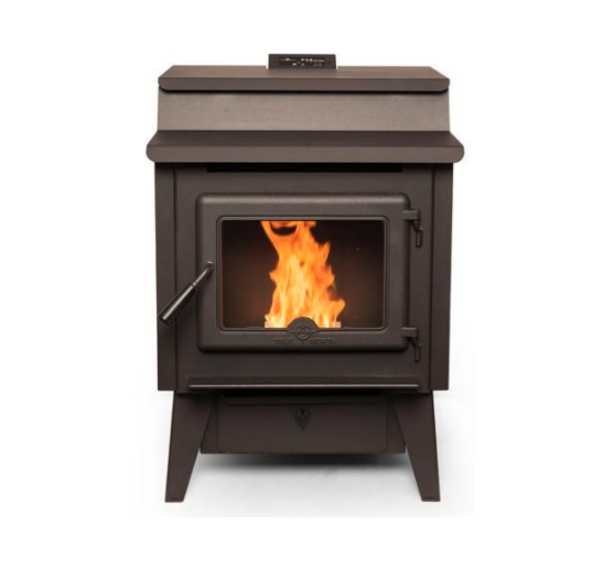 True North TN40 freestanding pellet stove with legs (33010001)