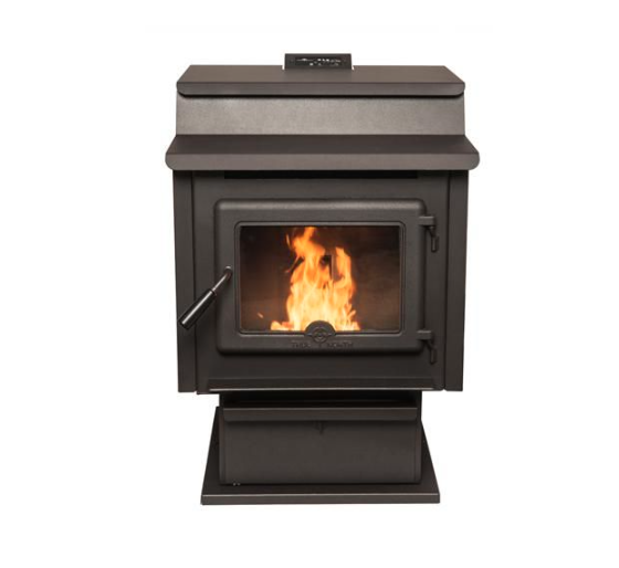 True North TN40 freestanding pellet stove with pedestal base (33010002)