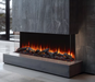 SimpliFire Triton 65-inch linear electric built-in fireplace (SF-TR65)
