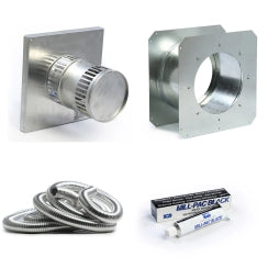Kingsman Kingsman Horizontal Vent Starter Kit for Direct Vent Stoves