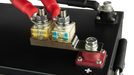 Blue Sea Systems 2151 Dual MRBF Terminal Fuse Block, 30-300A, 58V DC, Mounts on 3/8" Battery Post or Bus Bar Stud, for Marine and Mobile DC Systems - Urban Supply Inc