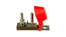 Blue Sea Systems 2151 Dual MRBF Terminal Fuse Block, 30-300A, 58V DC, Mounts on 3/8" Battery Post or Bus Bar Stud, for Marine and Mobile DC Systems - Urban Supply Inc
