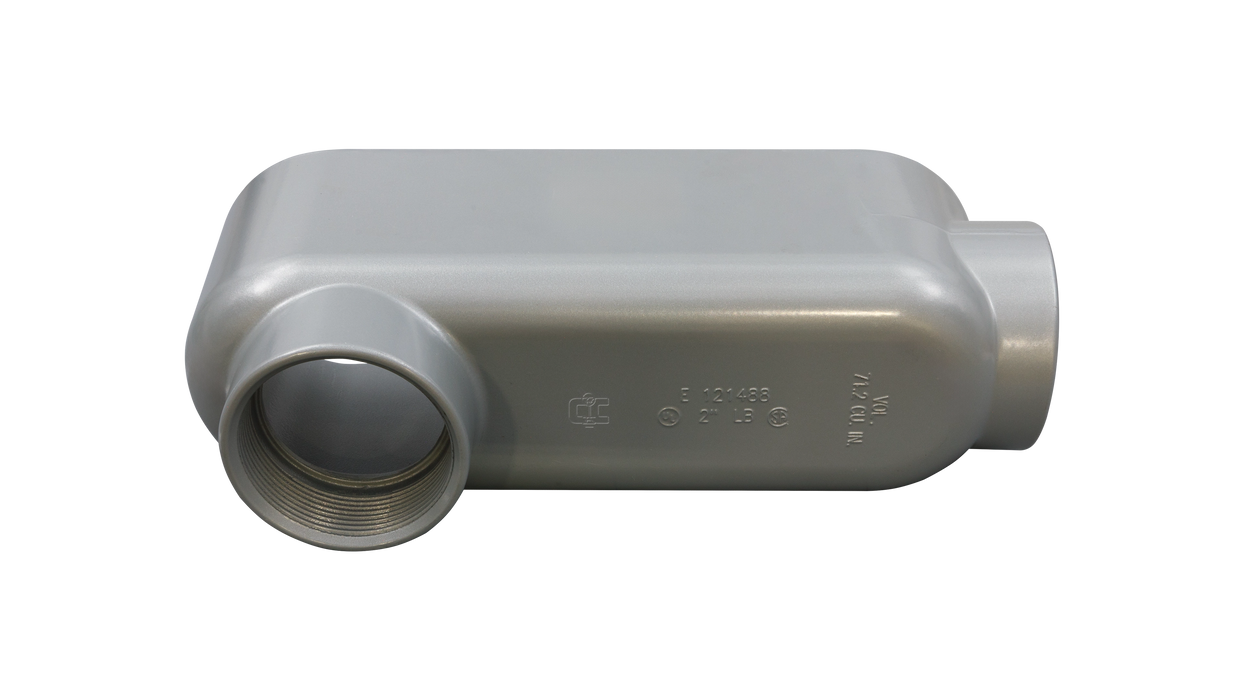 2" Rigid Metal Conduit Body Type LB Threaded with Stamped Cover - Urban Supply Inc