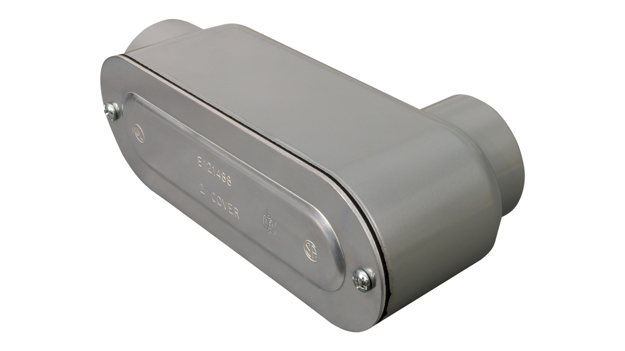 2" Rigid Metal Conduit Body Type LB Threaded with Stamped Cover - Urban Supply Inc