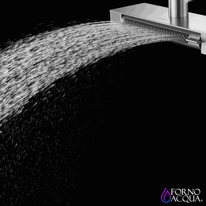 Forno Acqua -inch kitchen faucet in brushed nickel water flow animation 260424 f54eaabb bfdc 4f71 a4fc d85b983770c4