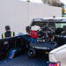 20 Gallon Portable Air Compressor 6.5HP Honda GX200 Engine Horizontal Tank 13.5 CFM @ 90 PSI Gas-Powered - side view