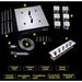 Cascada Showers 20" Square Ceiling Mounted Thermostatic Shower System 4 Rainfall Mode - Alternate View