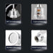 Cascada Filtered Shower Head Black - Close-Up