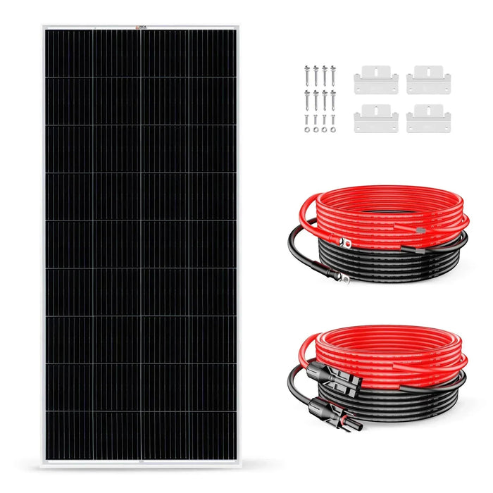 Green Vista Living Rich Solar - 200 Watt Solar Kit - Detail View