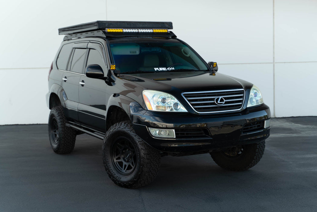 DV8 Offroad 2003-2009 Lexus GX 470 FS-15 Rock Sliders – installed on vehicle, image 3 of 14