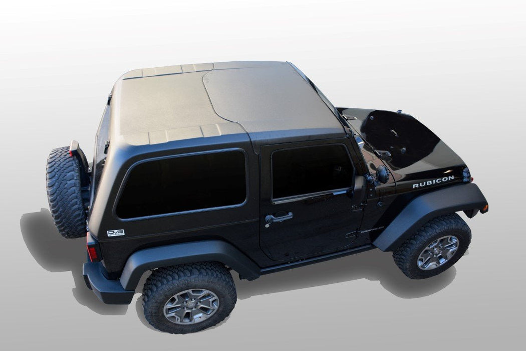 DV8 Offroad 2007-2018 Jeep JK 2-Door Fastback Hard Top – on the trail, image 3 of 5