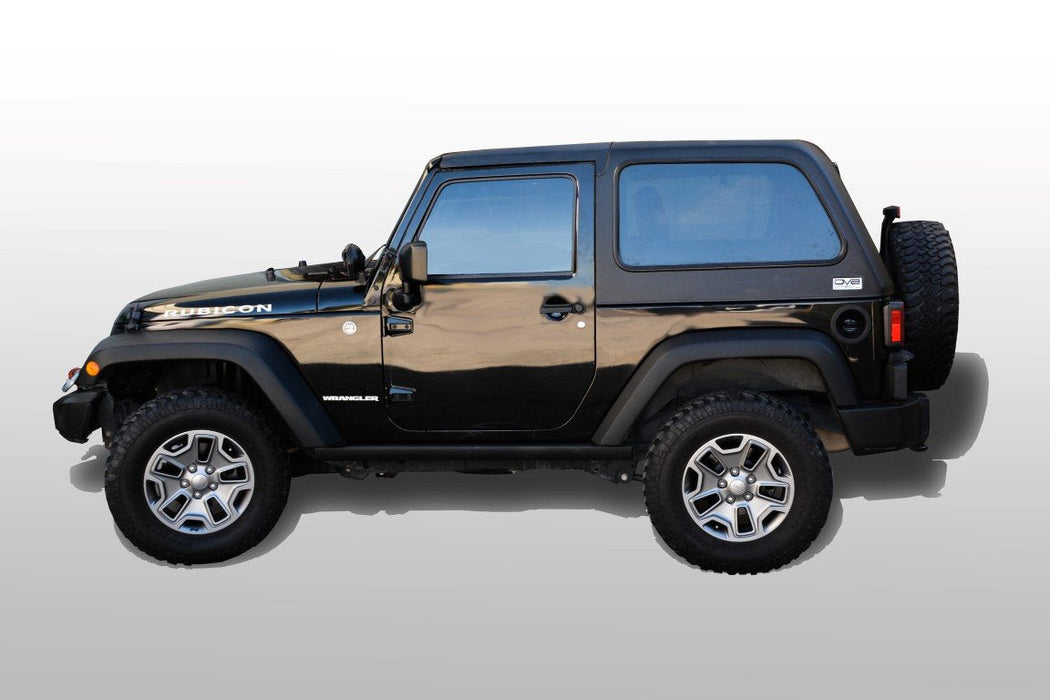 DV8 Offroad 2007-2018 Jeep JK 2-Door Fastback Hard Top – on the trail, image 4 of 5