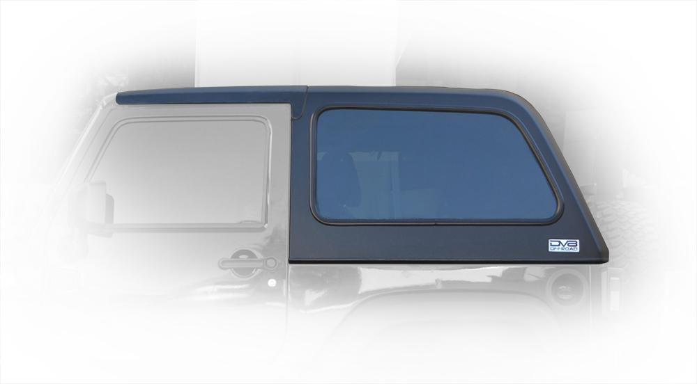 DV8 Offroad 2007-2018 Jeep JK 2-Door Fastback Hard Top – on the trail, image 1 of 5