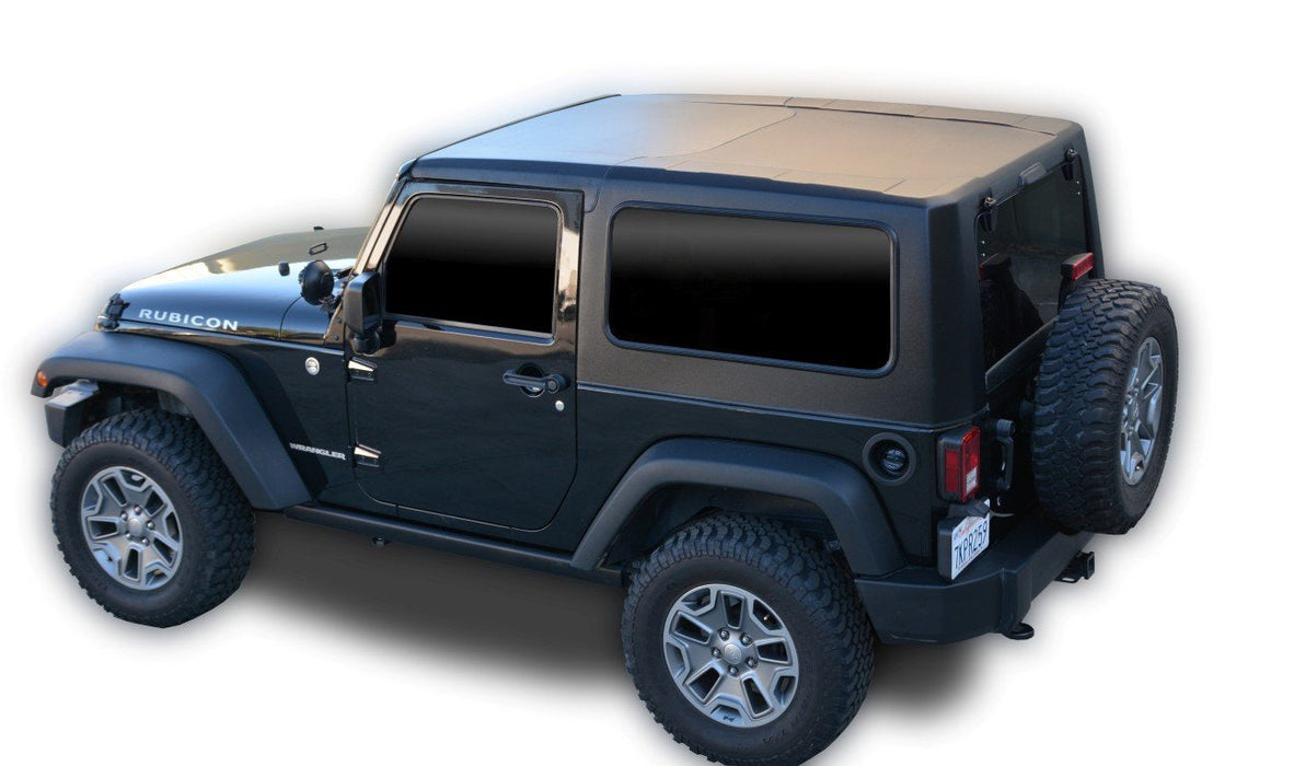 DV8 Offroad 2007-2018 Jeep JK 2-Door Square Back Hard Top – on the trail, image 3 of 7