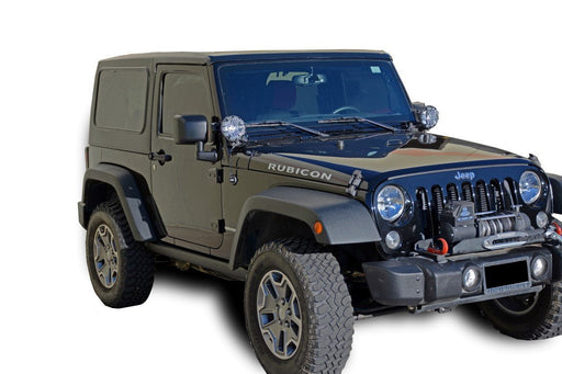 DV8 Offroad 2007-2018 Jeep JK 2-Door Square Back Hard Top – on the trail, image 2 of 7