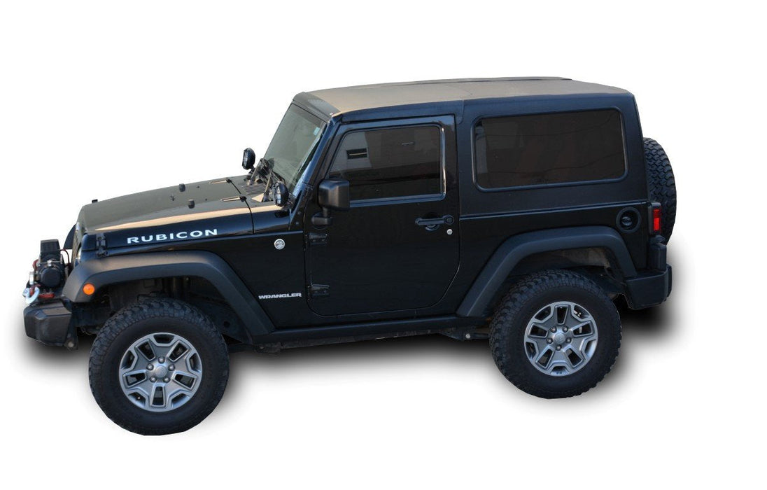DV8 Offroad 2007-2018 Jeep JK 2-Door Square Back Hard Top – on the trail, image 5 of 7