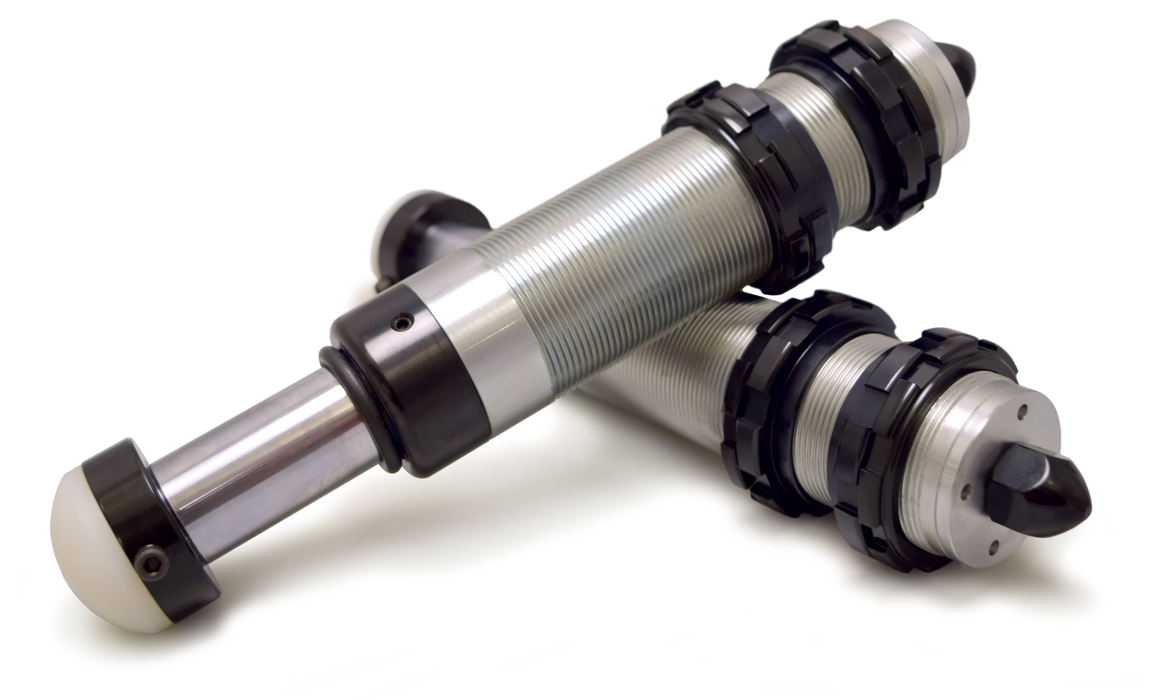 DV8 Offroad 2007-2026 Jeep JK/JL/JT 2.0 Front Hydraulic Bumpstops – on the trail, image 1 of 4