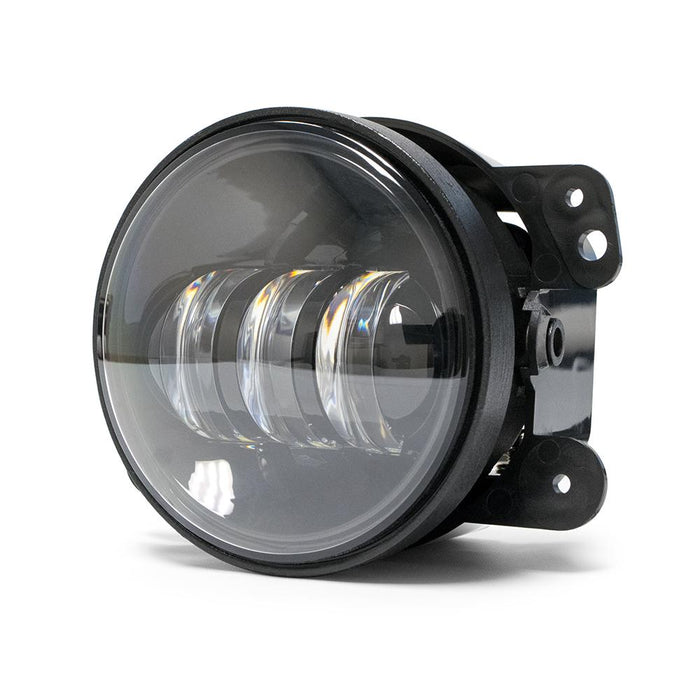 DV8 Offroad 2007-2018 Jeep JK 4 inch Round Fog Lights – on the trail, image 1 of 5