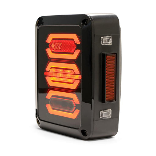 DV8 Offroad 2007-2018 Jeep JK LED Tail Lights – on the trail, image 1 of 8