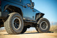 DV8 Offroad 2007-2018 2-Door Jeep Wrangler JK OE Plus Side Steps – installed on vehicle, image 7 of 18