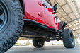 DV8 Offroad 2007-2018 4-Door Jeep Wrangler JK OE Plus Side Steps – installed on vehicle, image 4 of 16