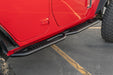 DV8 Offroad 2007-2018 4-Door Jeep Wrangler JK OE Plus Side Steps – installed on vehicle, image 6 of 16