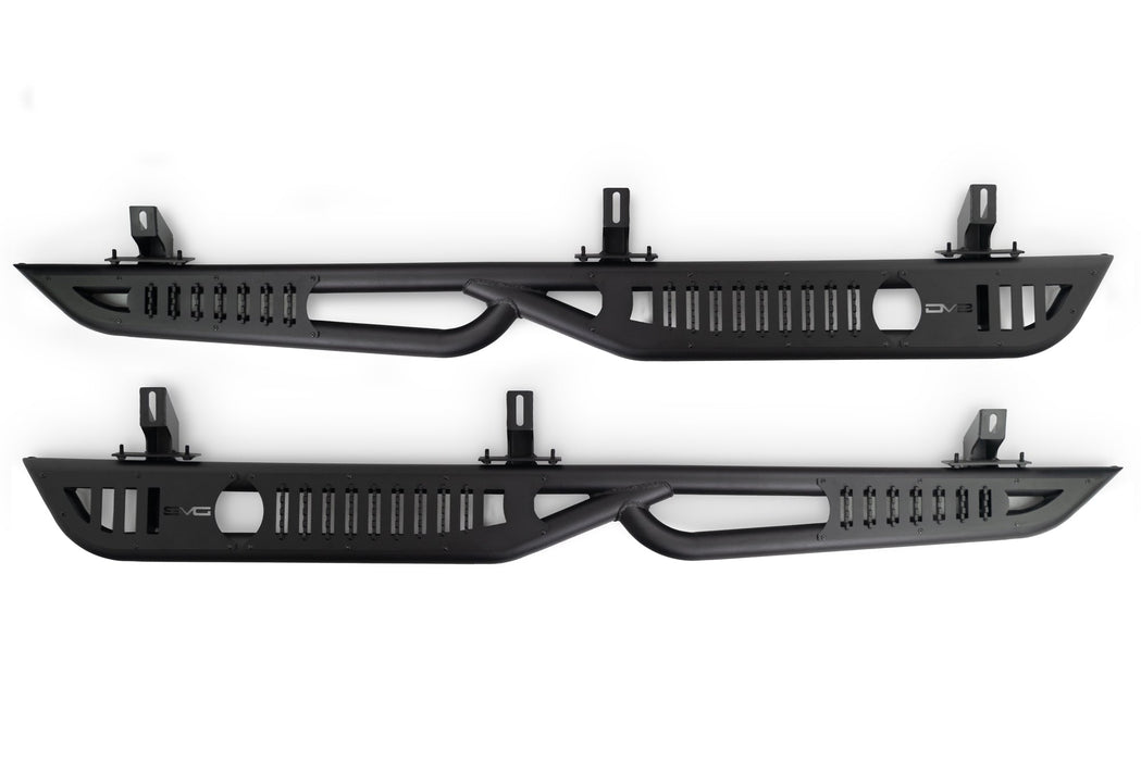 DV8 Offroad 2007-2018 4-Door Jeep Wrangler JK OE Plus Side Steps – product view, image 1 of 16