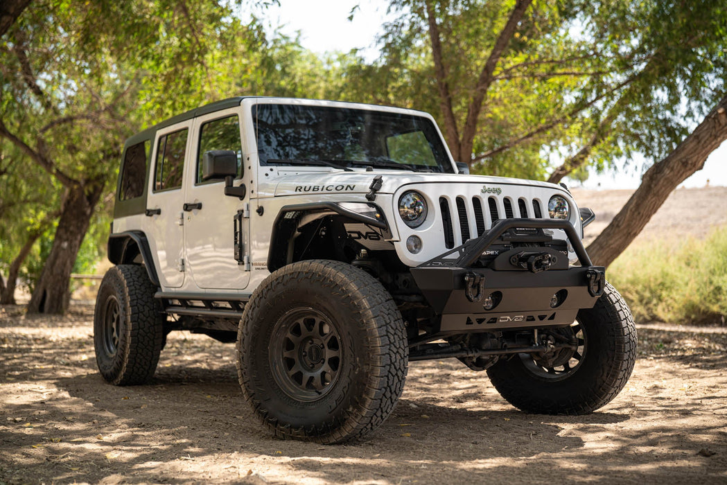 DV8 Offroad 2007-2018 Jeep JK 4-Door Square Back Hard Top – installed on vehicle, image 8 of 8