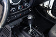 DV8 Offroad 2007-2018 Jeep Wrangler JK Center Console Molle Panels & Device Bridge – installed on vehicle, image 10 of 19