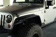 DV8 Offroad 2007-2018 Jeep Wrangler JK Slim Fender Flares – installed on vehicle, image 7 of 17