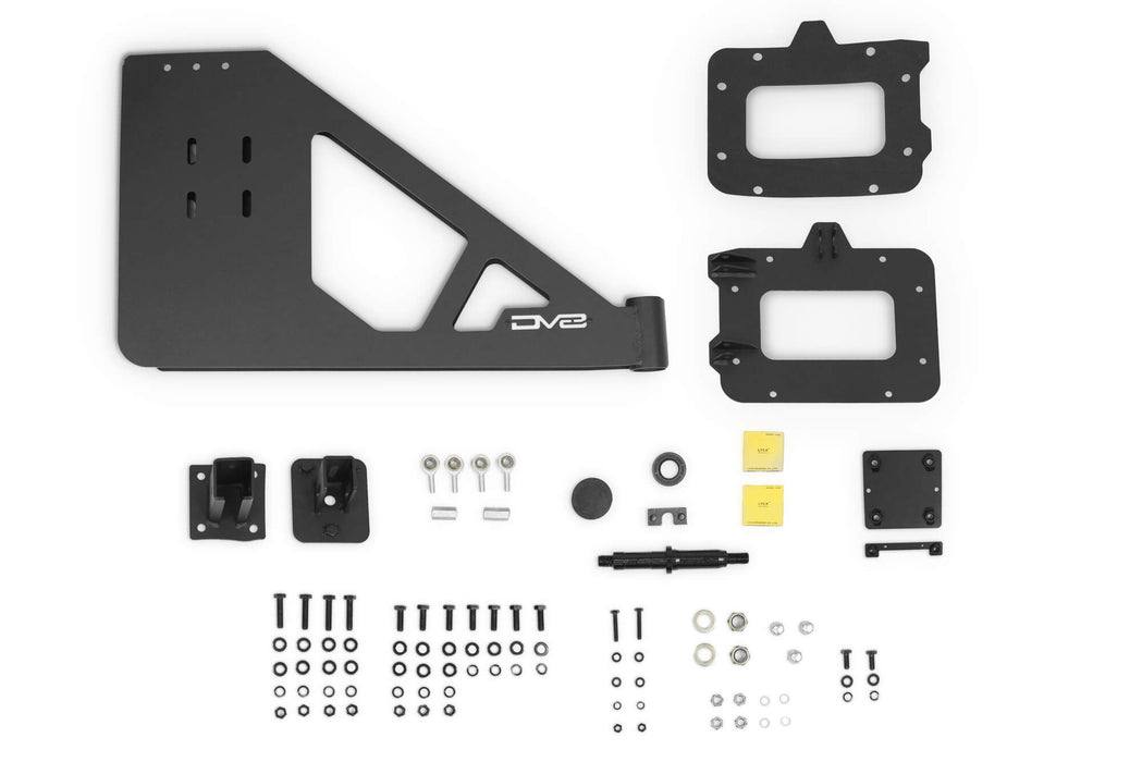 DV8 Offroad 2007-2018 Jeep Wrangler JK Tire Carrier for MTO Bumper – image 20 of 20