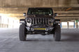 DV8 2007-2026 Jeep Wrangler JK/JL & Gladiator JT FS-1 Series Stubby Front Bumper – installed on vehicle, image 11 of 20