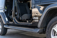 DV8 Offroad 2007-2026 Jeep Wrangler JK/JL & Gladiator JT Foot Pegs – installed on vehicle, image 5 of 15
