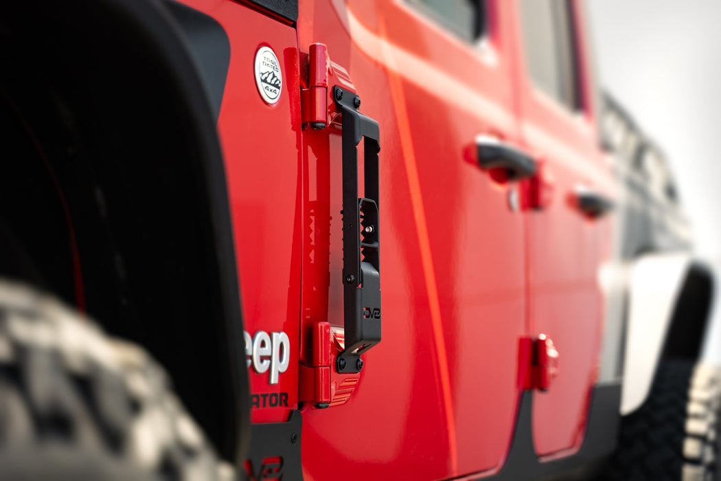 DV8 Offroad 2007-2026 Jeep Wrangler JK/JL & Gladiator JT Hinge Mounted Steps – installed on vehicle, image 3 of 20