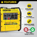Champion 200977 3500W/4250W Generator Dual Fuel Inverter Open Frame New - Detail View