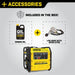 Champion 200977 3500W/4250W Generator Dual Fuel Inverter Open Frame New - Features
