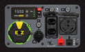 Champion 200992 3650W/4650W Recoil Start Portable Gas Inverter Generator Manufacturer RFB - Side View