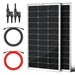 Green Vista Living Rich Solar - 200 Watt Solar Kit for Solar Generators Portable Power Stations