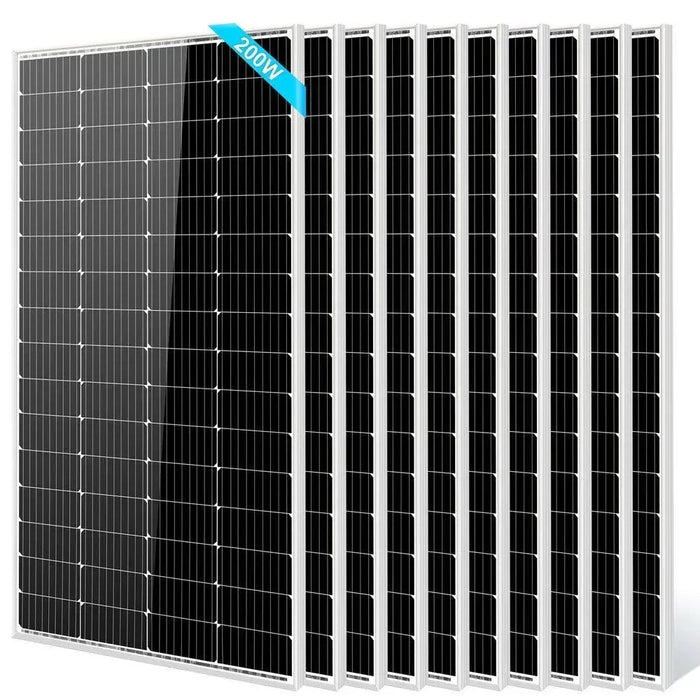 Green Vista Living Sungold Power 200 Watt Monocrystalline Solar Panel - View 13
