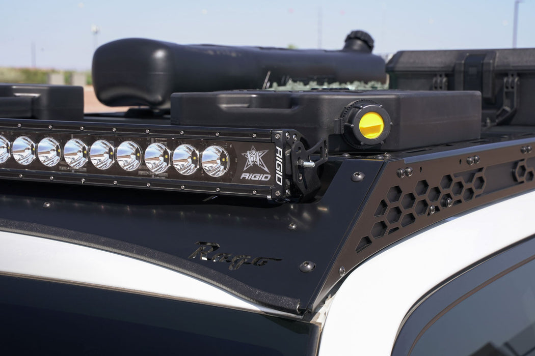 Rago Fabrication 2010-2024 Toyota 4Runner Roof Rack With Light Pocket – on the trail, image 16 of 20