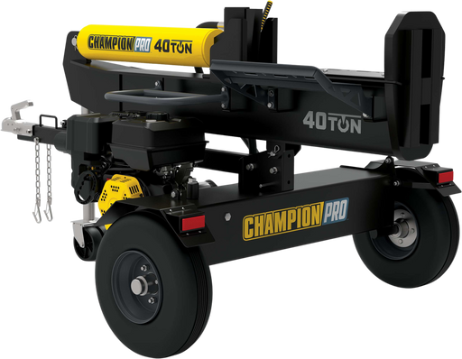 Champion 201091 Pro 40-Ton Log Splitter Horizontal/Vertical Full Beam Gas With Auto Return New