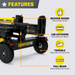 Champion 201091 Pro 40-Ton Log Splitter Horizontal/Vertical Full Beam Gas With Auto Return New - Features