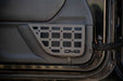 DV8 Offroad 2011-2018 Jeep Wrangler JK Slim Front Door Molle Pockets – installed on vehicle, image 3 of 15