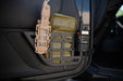 DV8 Offroad 2011-2018 Jeep Wrangler JK Slim Front Door Molle Pockets – installed on vehicle, image 2 of 15