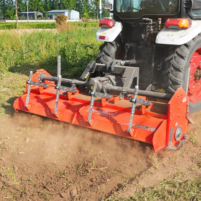 90 in Heavy Duty Rotary Tiller,  3 Point Hitch Cat.2,  Gear Drive,  PT — dimensions diagram