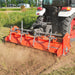 90 in Heavy Duty Rotary Tiller,  3 Point Hitch Cat.2,  Gear Drive,  PT — dimensions diagram