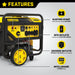 Champion 201160 12000W/15000W Generator Gas 50A Electric Start with CO Shield New - Lifestyle View