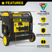 Champion 201176 7250W/9000W Generator Tri-Fuel Gas Propane Natural Gas 50A Inverter Open Frame CO Shield... - Detail View