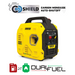 Champion 201183 1850W/2500W Generator Dual Fuel Gas Propane Inverter Low THD CO Shield New - Lifestyle View