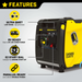 Champion 201184 3500W/4500W Inverter Generator Gas RV and Parallel Ready CO Shield Remote Start New - Detail View